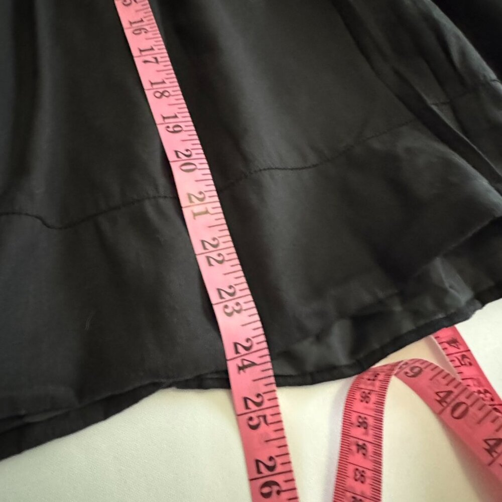 Max Studio Women’s Cropped Linen Jacket Size Large Black Rayon Lining - Picture 14 of 14